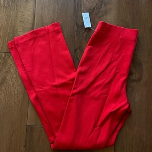 NWT GAP Women's Red Legging Style Tailored Work Pant